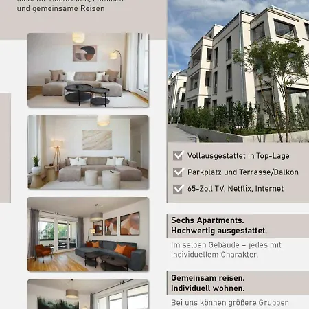 Luxurioeses 4-zimmer-apt Im Boutique-stil I Top-lage I Familienfreundlich I Balkon I Kueche I Netflix I Kostenloser Parkplatz I 110 M2 Appartement